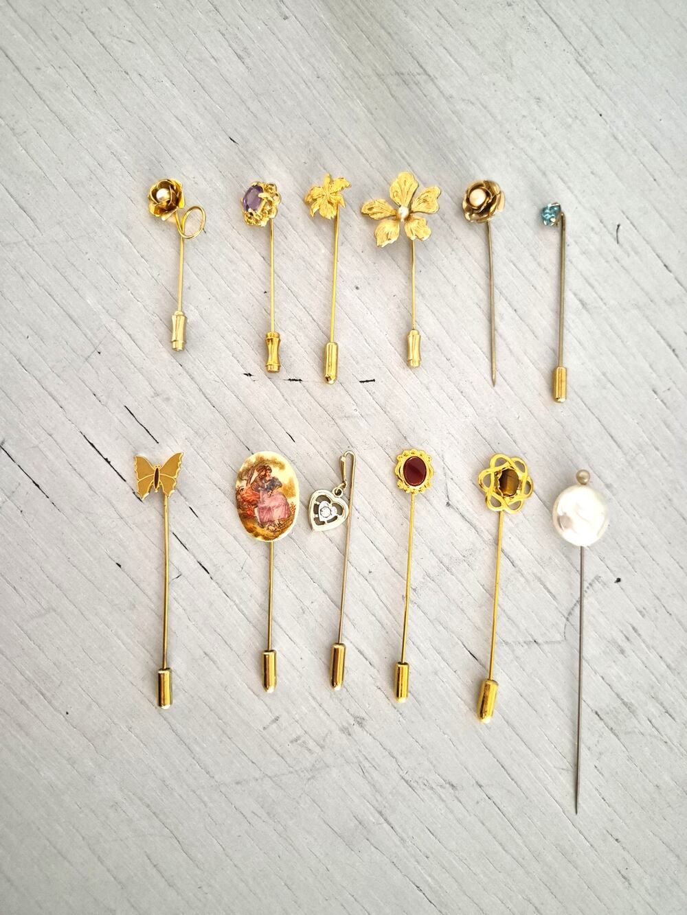 Vintage Lot of 12 Lapel Pins